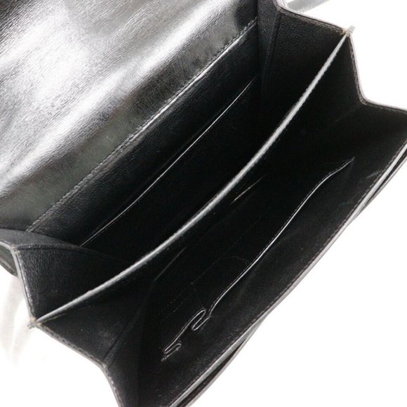 HERMES Chianti Shoulder Bag one belt vintage Black / Gold Hardware Box sca... - Picture 8 of 16